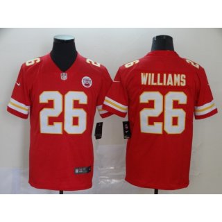 Men's Kansas City Chiefs #26 Damien Williams Red Vapor Untouchable Limited Stitched NFL Jersey