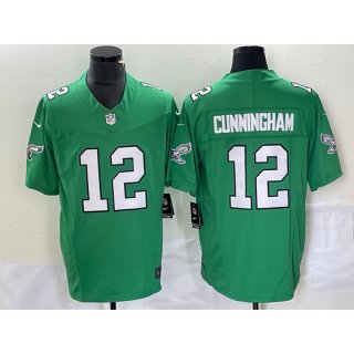 Men's Philadelphia Eagles #12 Randall Cunningham Green 2023 F.U.S.E. Vapor Untouchable Stitched Football Jersey