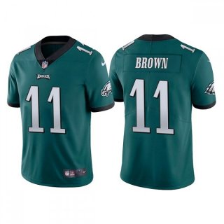 Youth Philadelphia Eagles #11 A. J. Brown Green Vapor Untouchable Limited Stitched Football Jersey