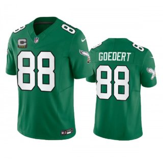 Men's Philadelphia Eagles #88 Dallas Goedert Green 2023 F.U.S.E. With 3-star C Patch Vapor Untouchable Stitched Football Jersey