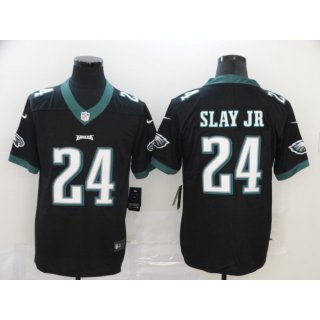 Men's Philadelphia Eagles #24 Darius Slay JR Black Vapor Untouchable Limited Stitched NFL Jersey