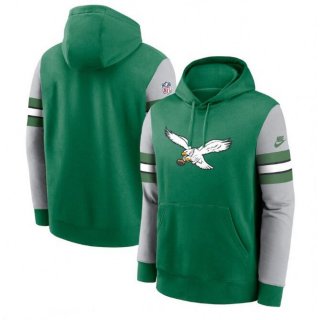 Men's Philadelphia Eagles Green Sideline Alternate Club Pullover Hoodie