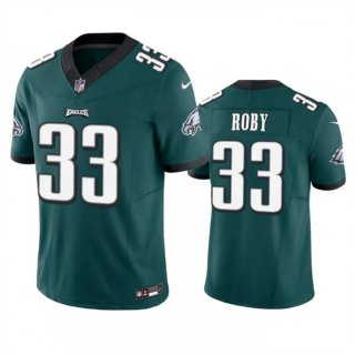 Men's Philadelphia Eagles #33 Bradley Roby Green 2023 F.U.S.E. Vapor Untouchable Limited Stitched Football Jersey