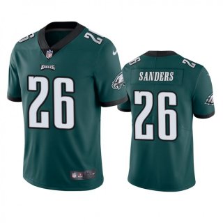 Men's Philadelphia Eagles #26 Miles Sanders Green Vapor Untouchable Limited Stitched Jersey