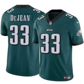 Youth Philadelphia Eagles #33 Cooper DeJean Green 2024 Draft Vapor Untouchable Limited Stitched Football Jersey