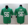 Men's Philadelphia Eagles #56 Chris Long Green Throwback Vapor Untouchable Limited Stitched NFL Jersey