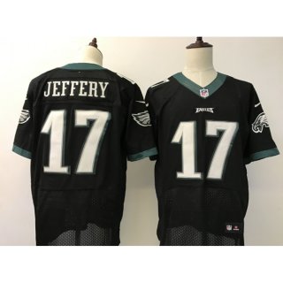 Men's Philadelphia Eagles #17 Alshon Jeffery Nike Black 2017 Elite Stitched NFL Jersey