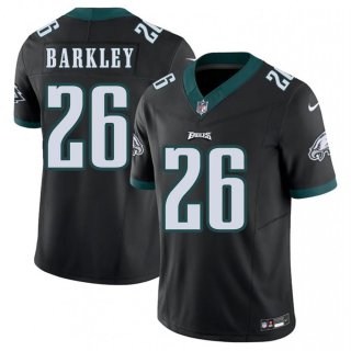 Youth Philadelphia Eagles #26 Saquon Barkley Black F.U.S.E. Vapor Untouchable Limited Stitched Football Jersey