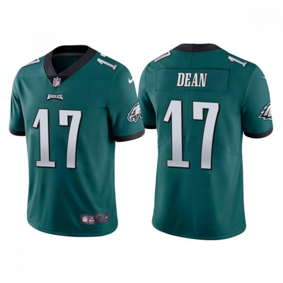 Men's Philadelphia Eagles #17 Nakobe Dean Green Vapor Untouchable Limited Stitched Jersey